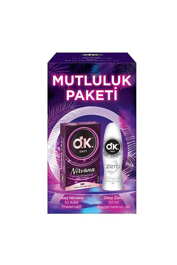 Nirvana 10'lu Prezervatif + Zero Jel 50mı - 2