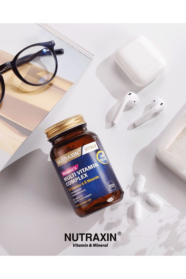 Kadınlar İçin Özel Üretilen Zaman Salınımlı Multivitamin 60 Tablet + 100ml Jel Hediye - 1