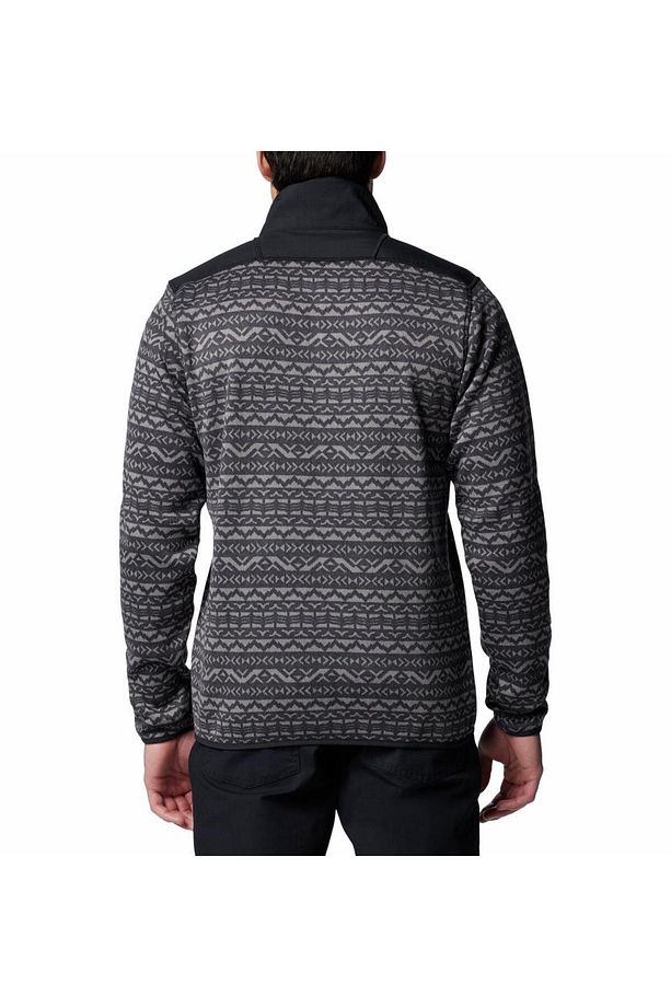 Sweater Weather Printed Yarım Fermuarlı Iı Erkek Polar Üst - 2