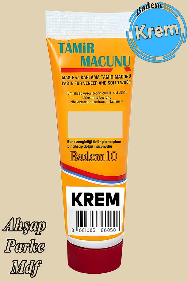 Ahşap Mobilya Parke Tamir Dolgusu Macunu (200 GR KREM) Çatlak Çizik Giderici Kullanıma Hazır - 1