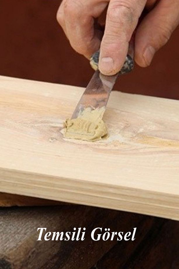 Ahşap Mobilya Parke Tamir Dolgusu Macunu (200 GR KREM) Çatlak Çizik Giderici Kullanıma Hazır - 3