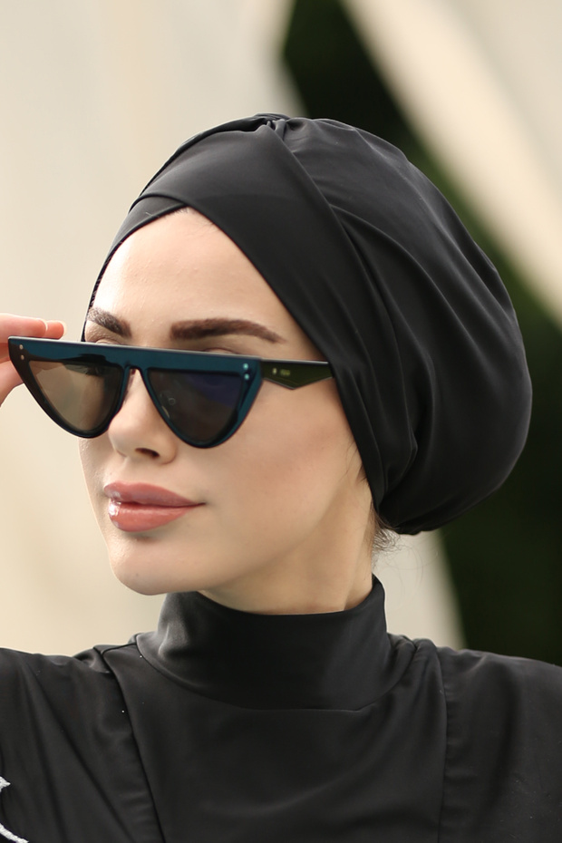 Çapraz Deniz Bone Siyah - 1