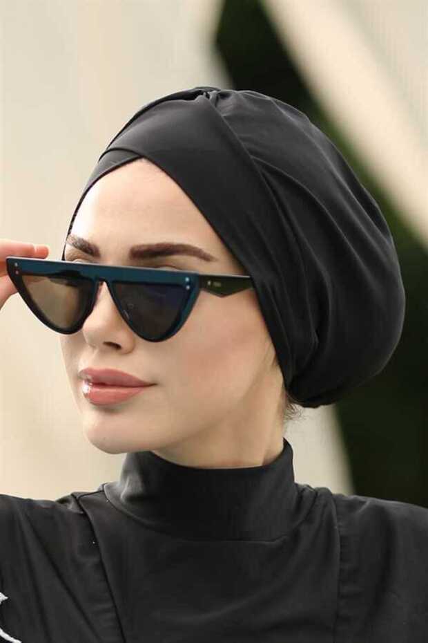 Çapraz Deniz Bone Siyah - 6