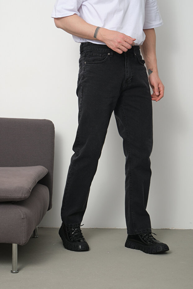 Basic Baggy Men's Jeans - 3
