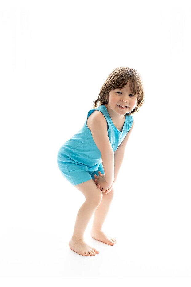 بوكسر للأولاد مكون من 3 قطع بلون سادة - 4