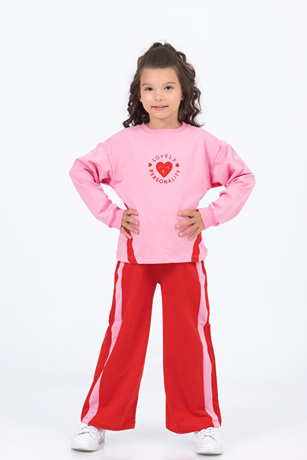 Kız Çocuk İspanyol Paça Basic Takım - 2