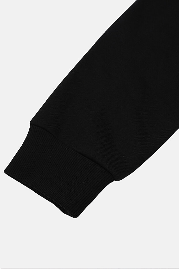 Kapişonlu Regular Fit Next Unisex Sweatshirt Siyah - 6