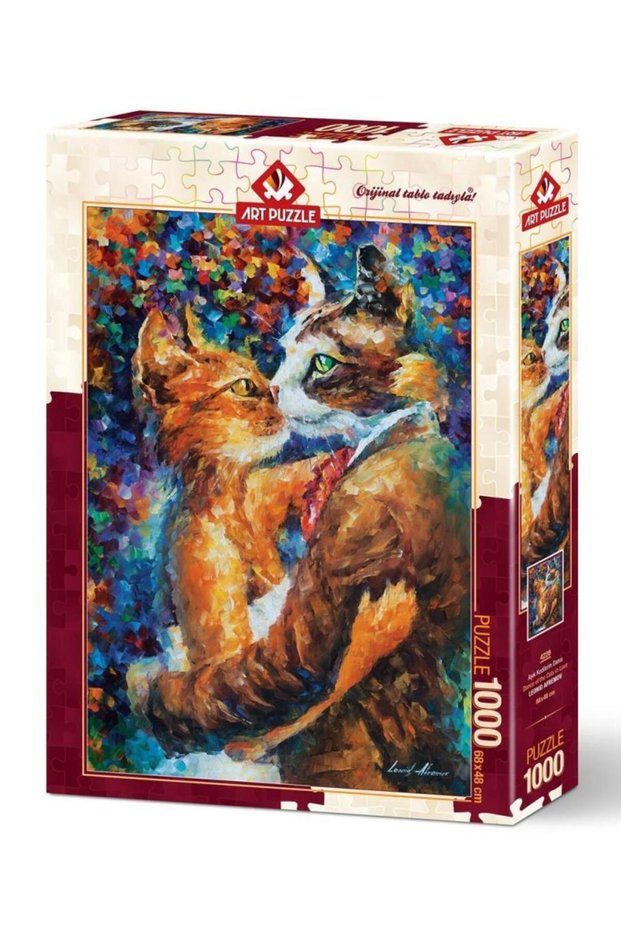Dance of Loving Cats - 1000 Piece Painting Puzzle