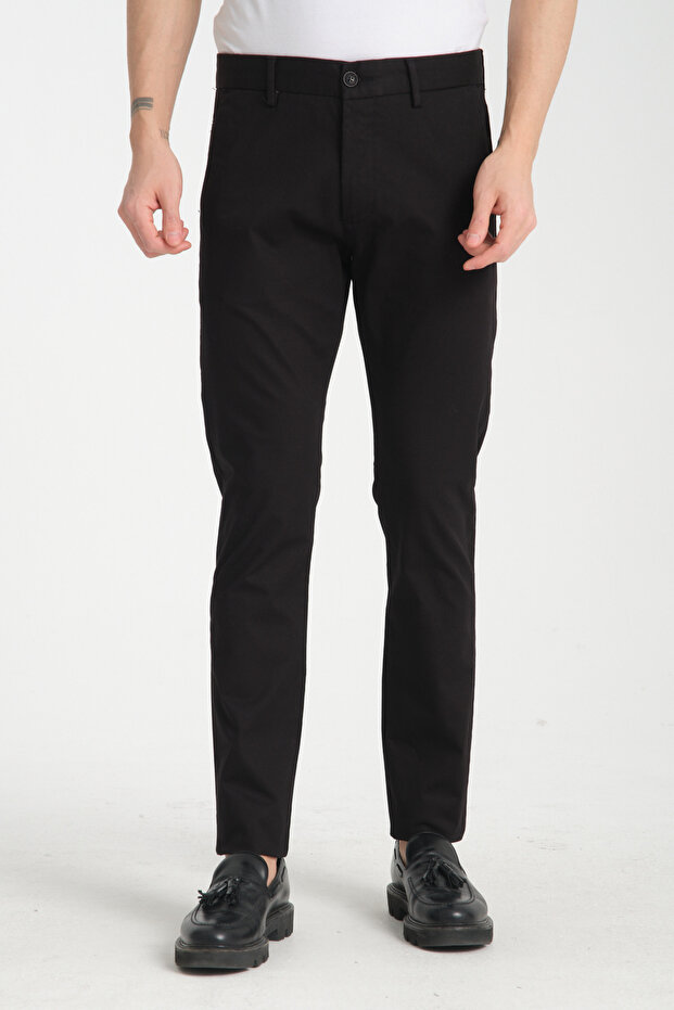 Gabardine Cotton Men's Slim Fit Fit Adult Chino Pants