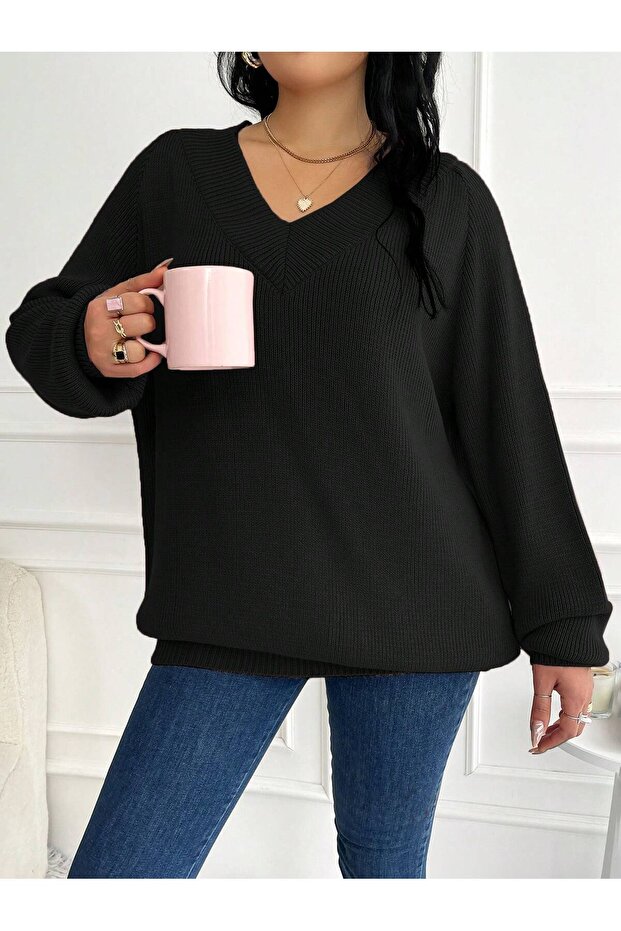 BÜYÜK BEDEN TRİKO KAZAK - 2