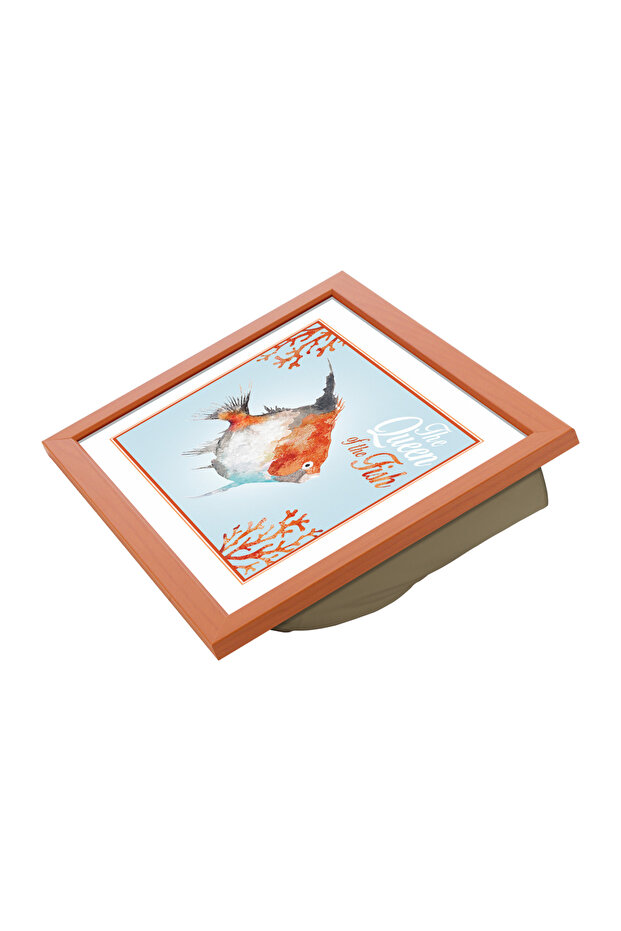 Keyif Tepsili Diz Minderi-red Fish - 4