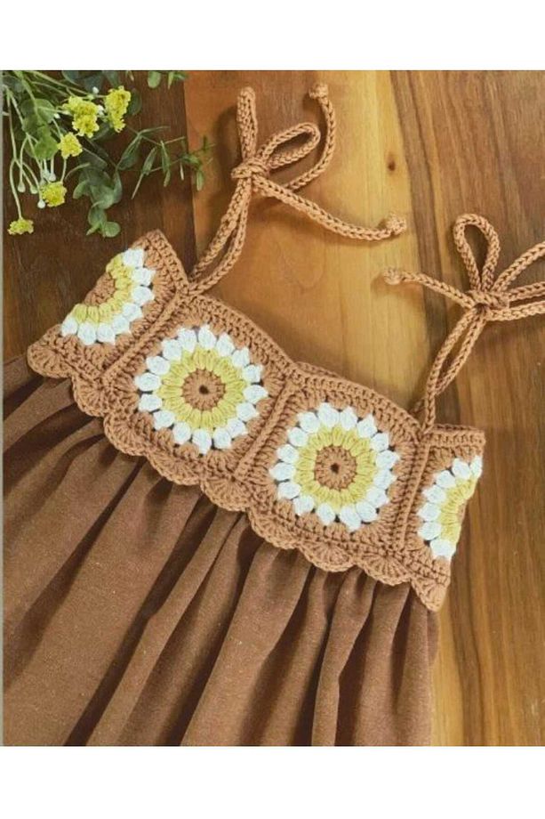 el örgüsü motif detaylı yazlık elbise askılı  midi elbise  plaj elbise pareo - 1