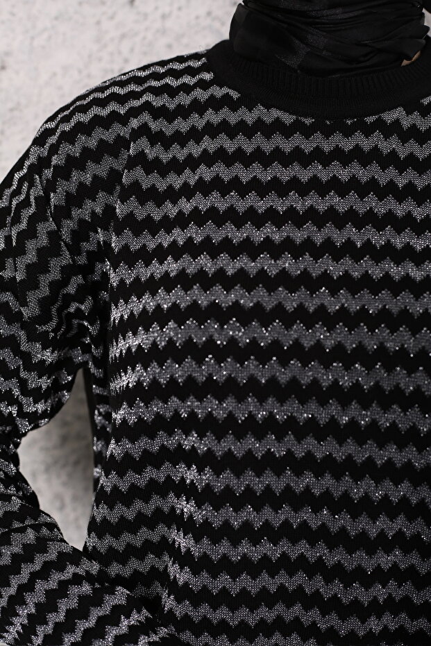 Simli Triko Tunik - 3