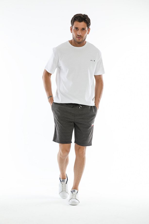 Süperlife Erkek Regular Fit Nakışlı Brooklyn Şort Spr21y57 - 4