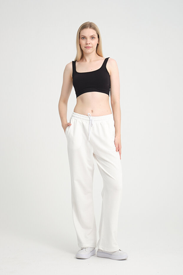 Women's Wide Leg Slim Fit Sweatpants Spr24Eak88