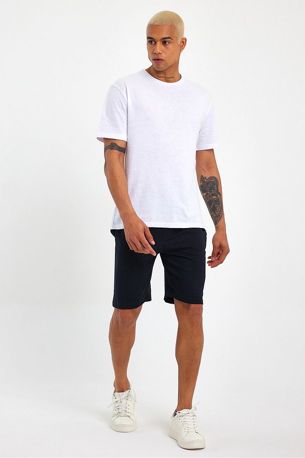 Süperlife Erkek Regular Fit Brooklyn Baskılı Şort Spr 208 - 1