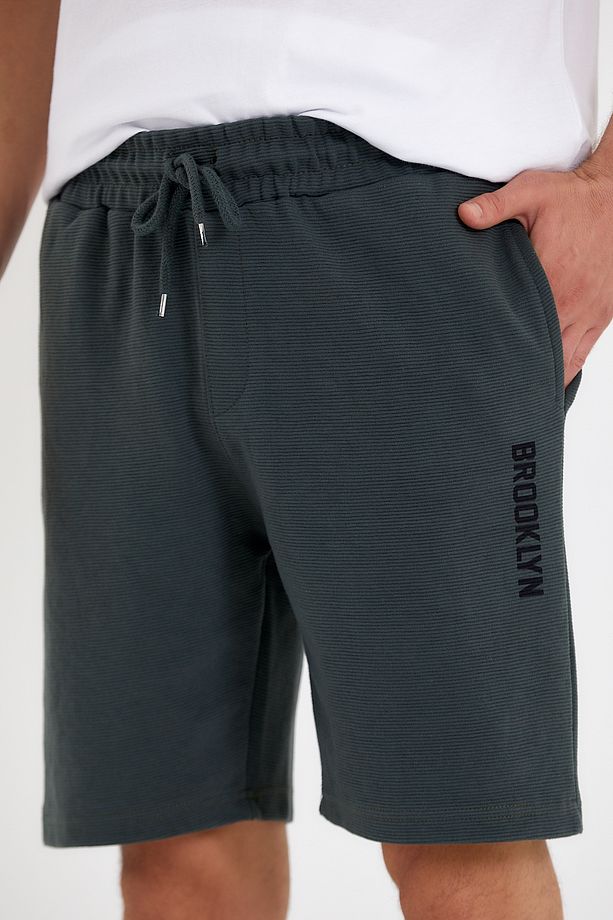 Süperlife Erkek Regular Fit Brooklyn Baskılı Şort Spr 208 - 3