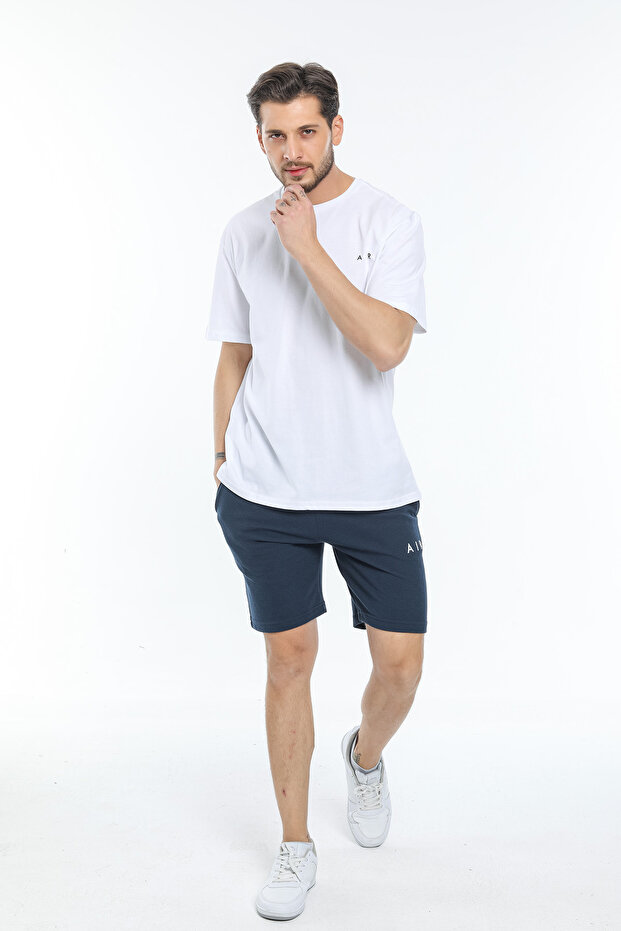 Men's Slim Fit Air Printed Shorts Spr21y52