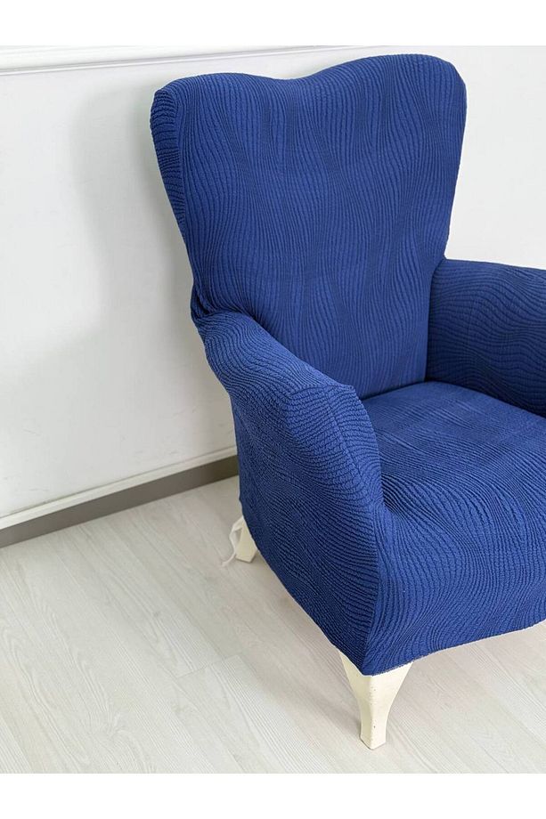 Kalın Krokan 3311 Lastikli Kanepe Koltuk Örtüsü Çekyat Örtüsü Koltuk Örtüsü - 3