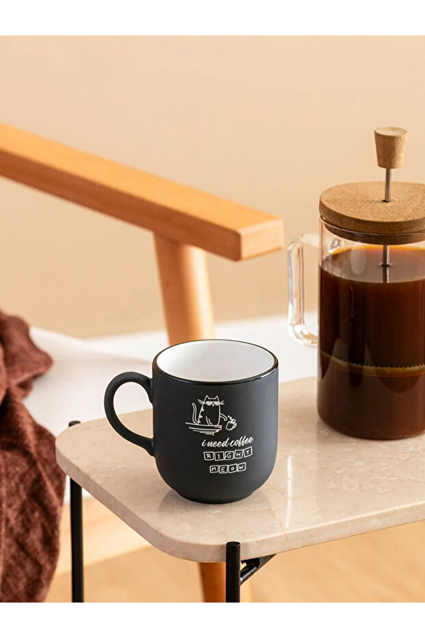 كوب سيراميك مطبوع مختلط من LCW HOME سعة 320 مل