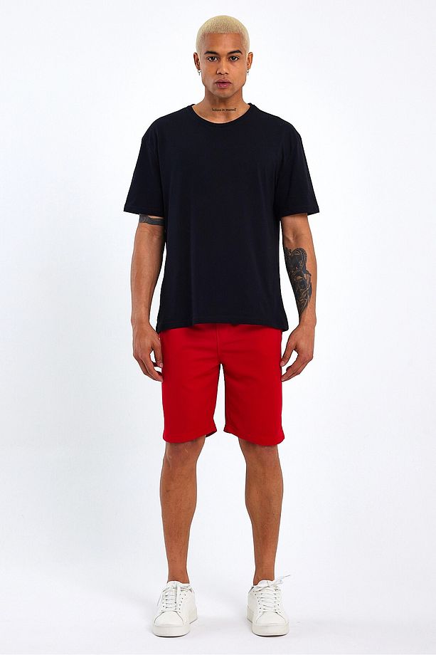 Süperlife Erkek Regular Fit Brooklyn Baskılı Şort Spr 208 - 1