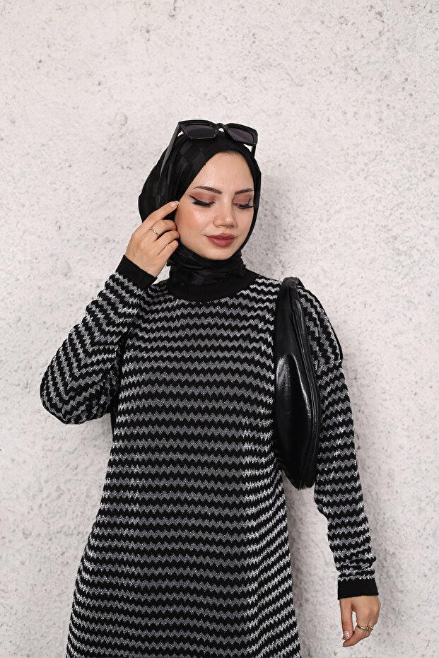 Simli Triko Tunik - 2