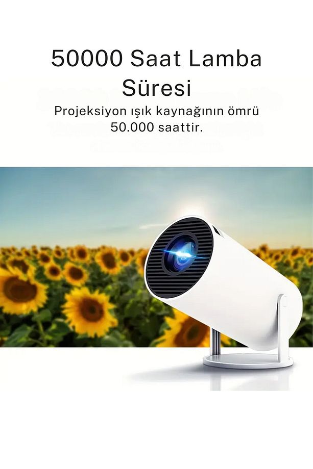 1280 * 720P Akıllı WIFI projektörü Taşınabilir Bluetooth TV Ev sineması Mini Projektör Android - 6