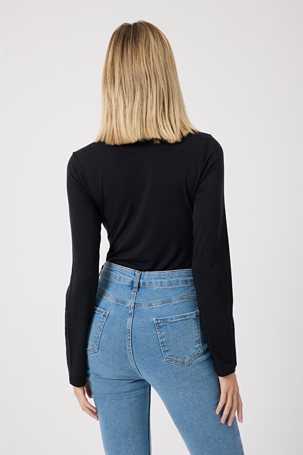 Kadın Basic body Siyah - 4