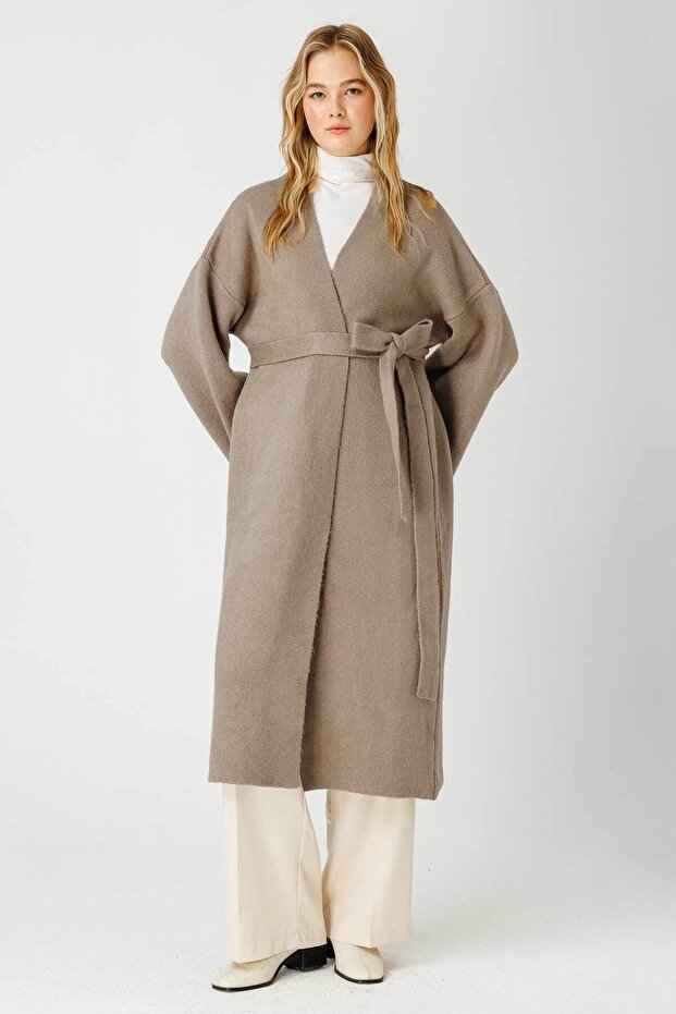 Oversize Vizon Hırka - 1