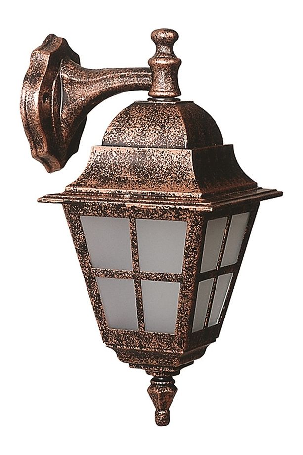 Avonnı Bap-68062-bkr-op Kahverengi Boyalı Dış Mekan Aydınlatma E27 Aluminyum Polikarbon Cam 25x18cm - 2