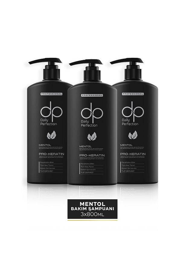 Şampuan Mentol 800 ml X 3 Adet - 1