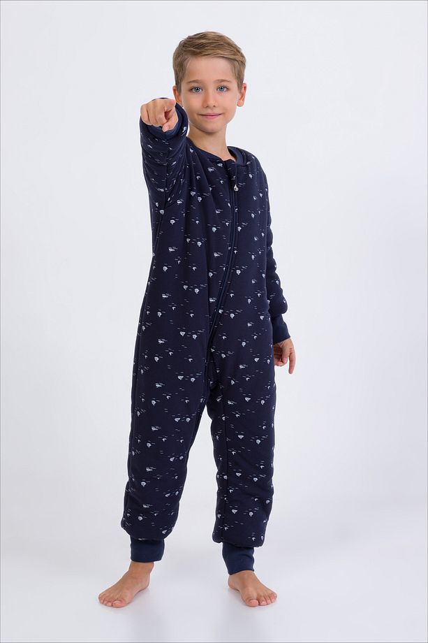 Erkek Çocuk Uyku Tulumu 6-9 Yaş Kalın Elyaf Dolgulu Premium Kalite 2.5 Tog - 1