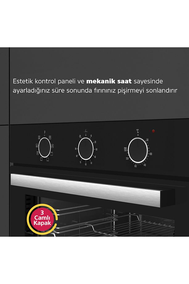 8220 Ank. Qs Büyük Pop-up 9 Fonk Siyah Cam Power Turb - 3