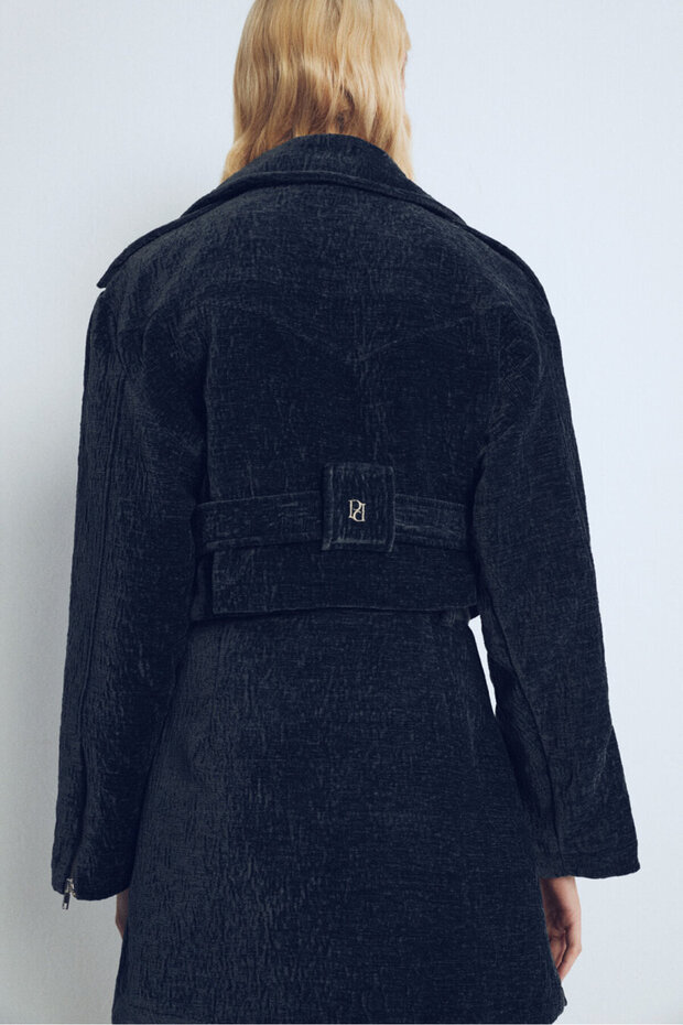 Velvet Mini Ceket - 6