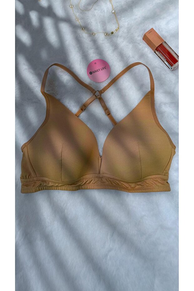 حمالة صدر أساسية ذات خياطة رفيعة بدون أسلاك داخلية - 1