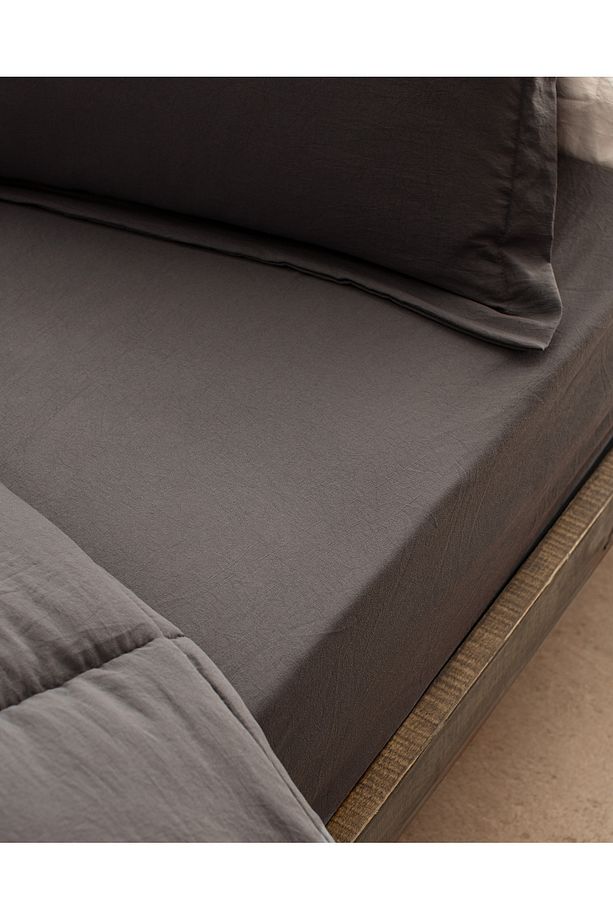 Mona Tek Kişilik Comforter Set - Antrasit - 5