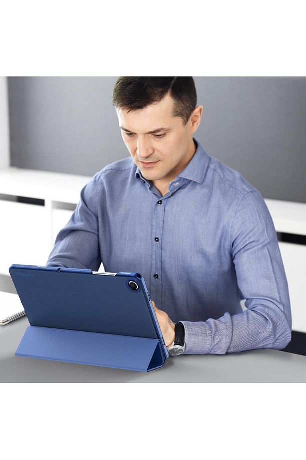 Galaxy Tab A9 8.7inç Uyumlu X110 X115 X117 Kılıf New Pu Deri Smart Standlı Case Uyku Modlu - 7