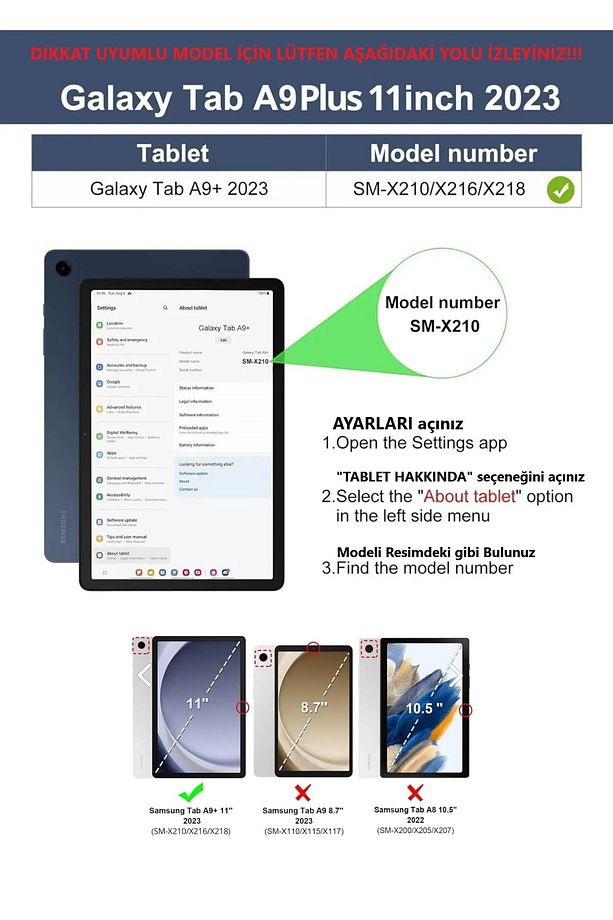 Samsung Galaxy Tab A9 Plus 11 İNÇ Uyumlu Termik Tablet Kılıf + Bluetoothlu Klavye Mouse Mavi - 4