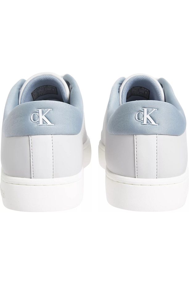 Erkek Marka Logolu Bağcıklı Kaydırmaz Tabanlı Günlük Gri Sneaker YM0YM00864-0IP - 4