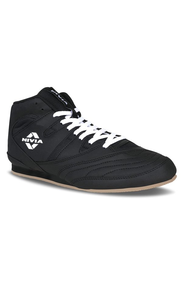 Premier League Kabaddi Shoes | Black/white | Uk 12 | Comfortable Sports Shoes | Kabaddi