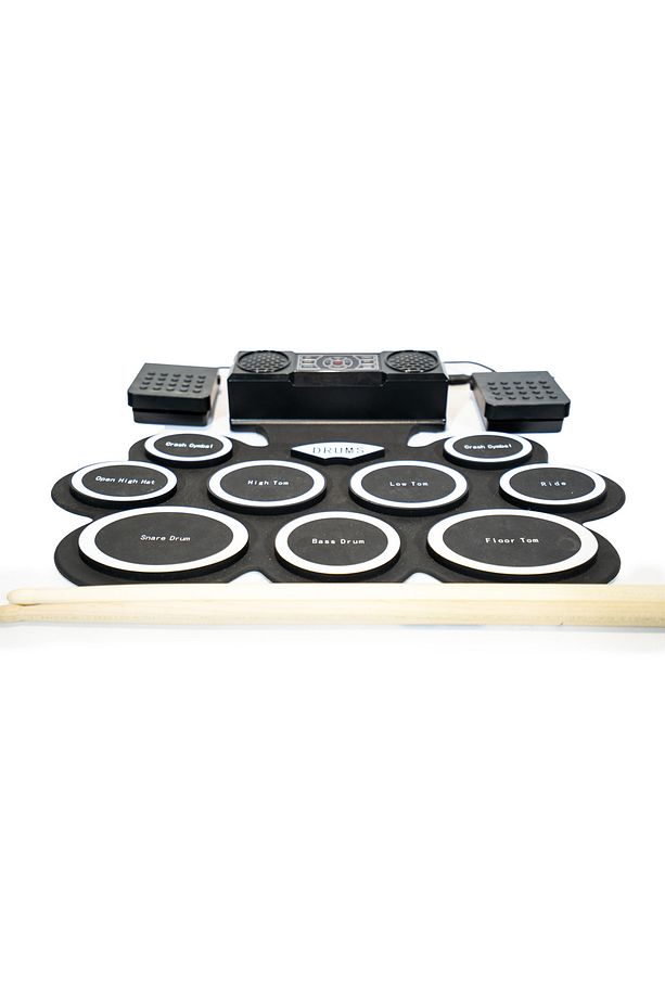 Silikon Dijital Davul Set | USB Roll-Up - 1