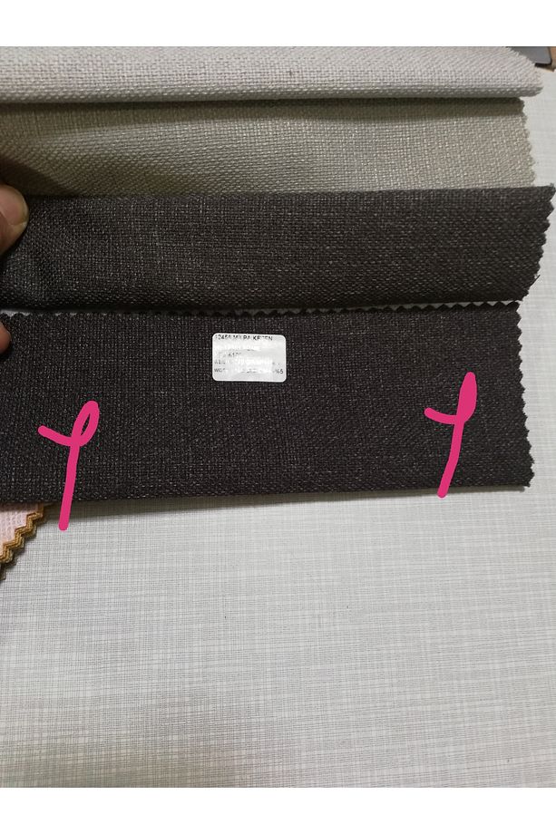 SIK PİLELİ FÜME FLEX KETEN FON PERDE 1X3 18501 TEK KANAT - 5