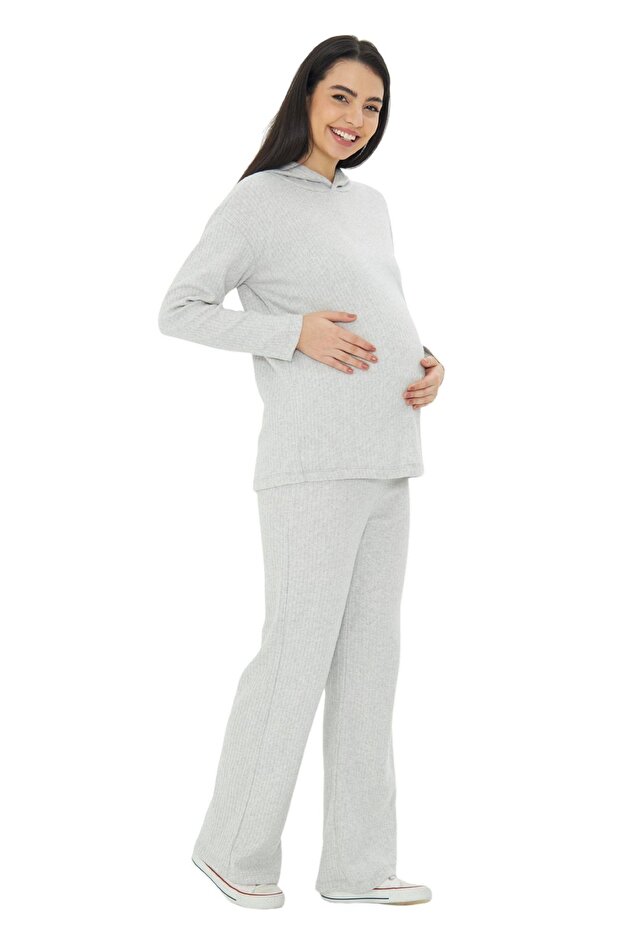 - Myra9610 - Örme Hamile Alt Üst Takımı - 2