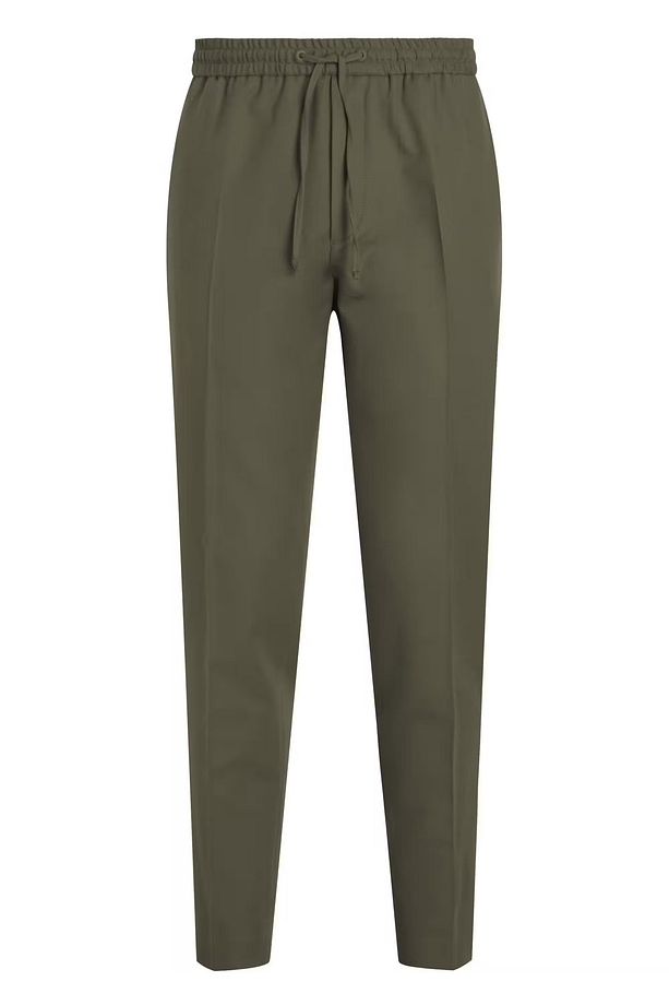 Erkek Hafif Pamuklu Kumaş İp Bağlamalı Jogger Gri Pantolon K10K113934-PFV - 1