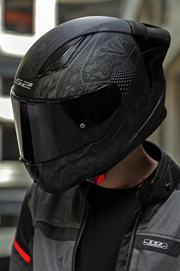 Rapıd 2 Race Crypt Mat Siyah Kask - 3