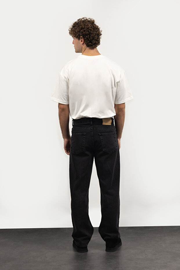 BASIC REGULAR FIT JEAN - GRİ - 2