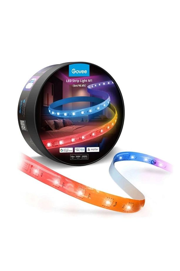 Led Şerit Işık M1 5 Metre (Wİ-Fİ VE BLUETOOTH DESTEKLİ, ALEXA VE GOOGLE ASSİSTANT UYUMLU) H61e - 1