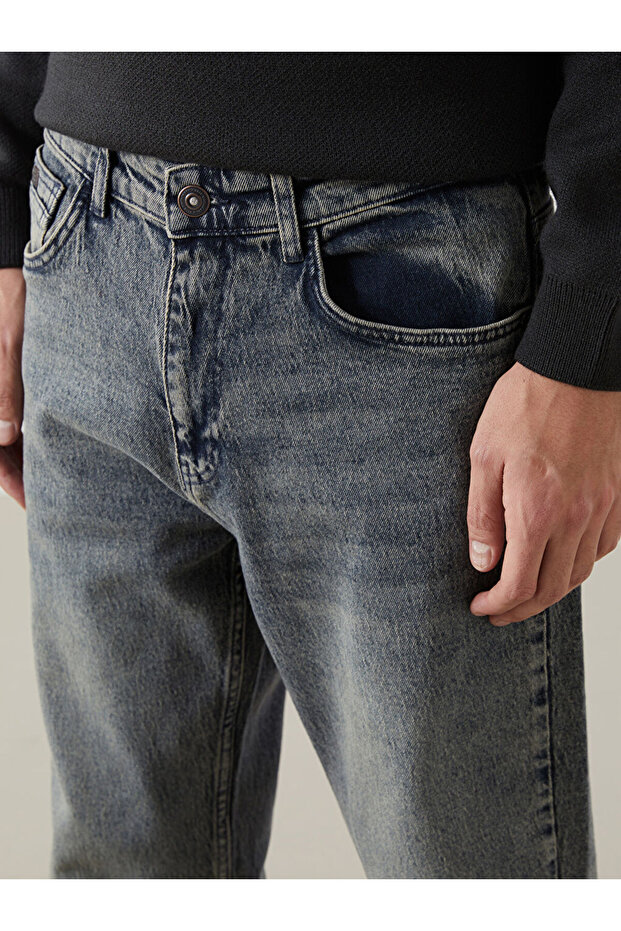 LCW 710 Loose Fit Erkek Jean Pantolon - 3
