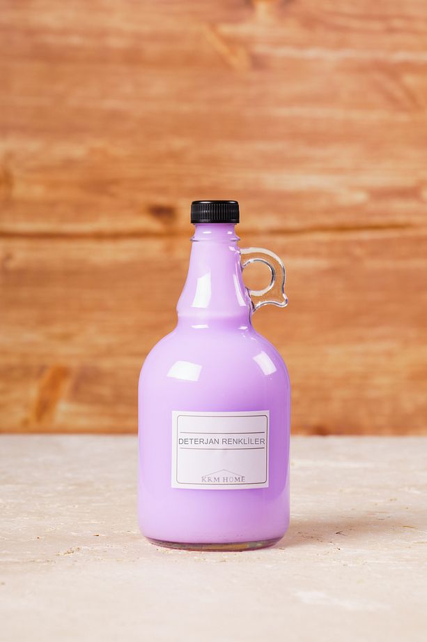 3'lü Sıvı Deterjan Ve Çamaşır Yumuşatıcı Şişesi 1000 ml Kulplu Cam Galon - 3