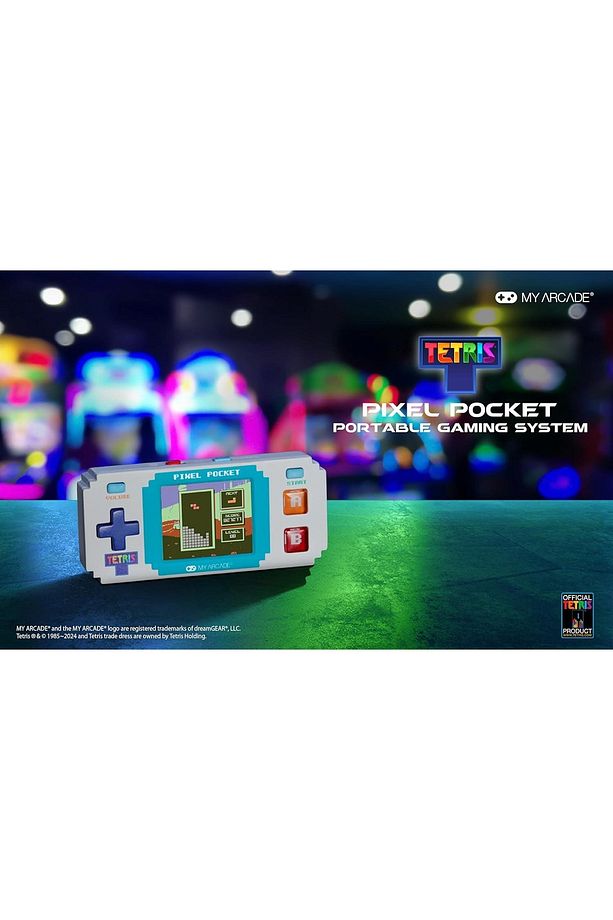 Tetris Pixel Player: Resmi Lisanslı Küçük Tetris Video Oyunu, 10 Bonus Oyunlu Stratejik Bulmaca oyun - 2